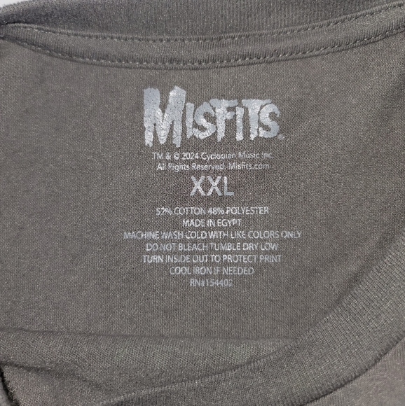 Misfits Death Comes Ripping Samhain Short Sleeve Crew Neck SZ2XL - Picture 5 of 5